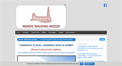 Desktop Screenshot of nordicwalkingarezzo.com