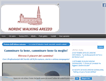 Tablet Screenshot of nordicwalkingarezzo.com